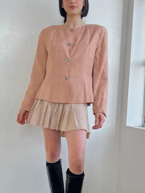 Dior Pale Pink Suit Jacket (M)