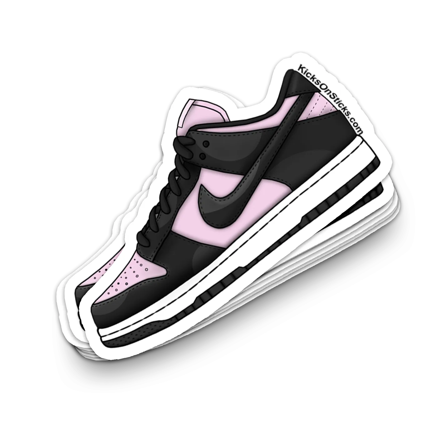 Dunk Low "Panda Pink" Sneaker Sticker