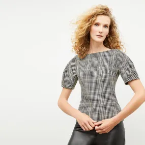 Eudora Top - Plaid Sharkskin :: Multi