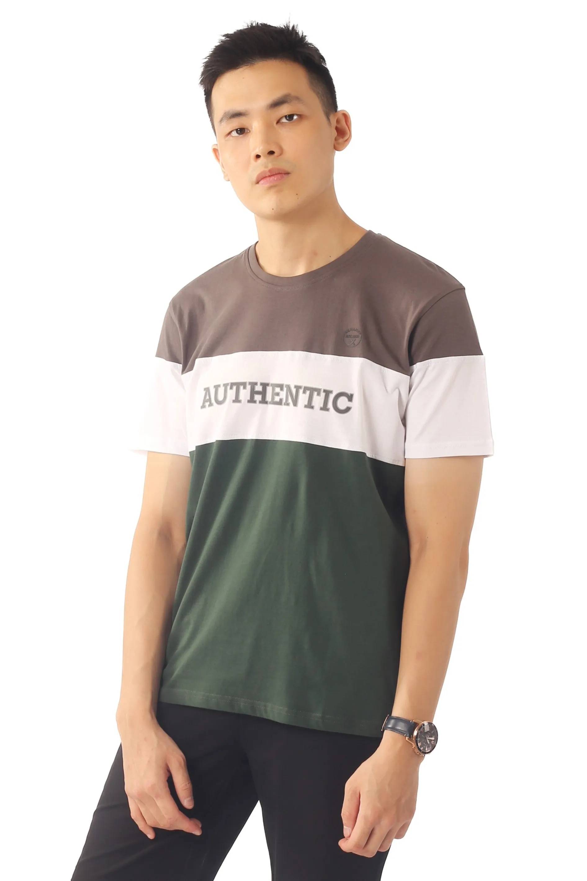 EXHAUST ROUND NECK T SHIRT [FREE CUT] 1646