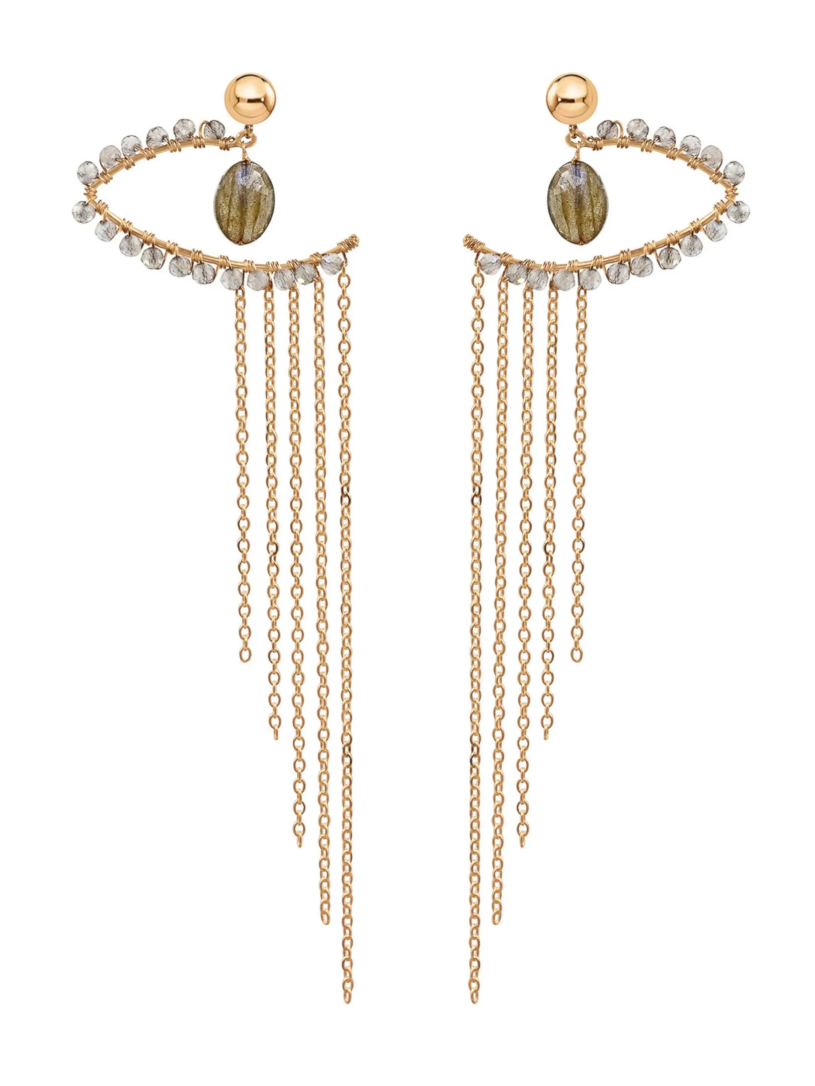 Eye of Ra / Horus Waterfall Earring