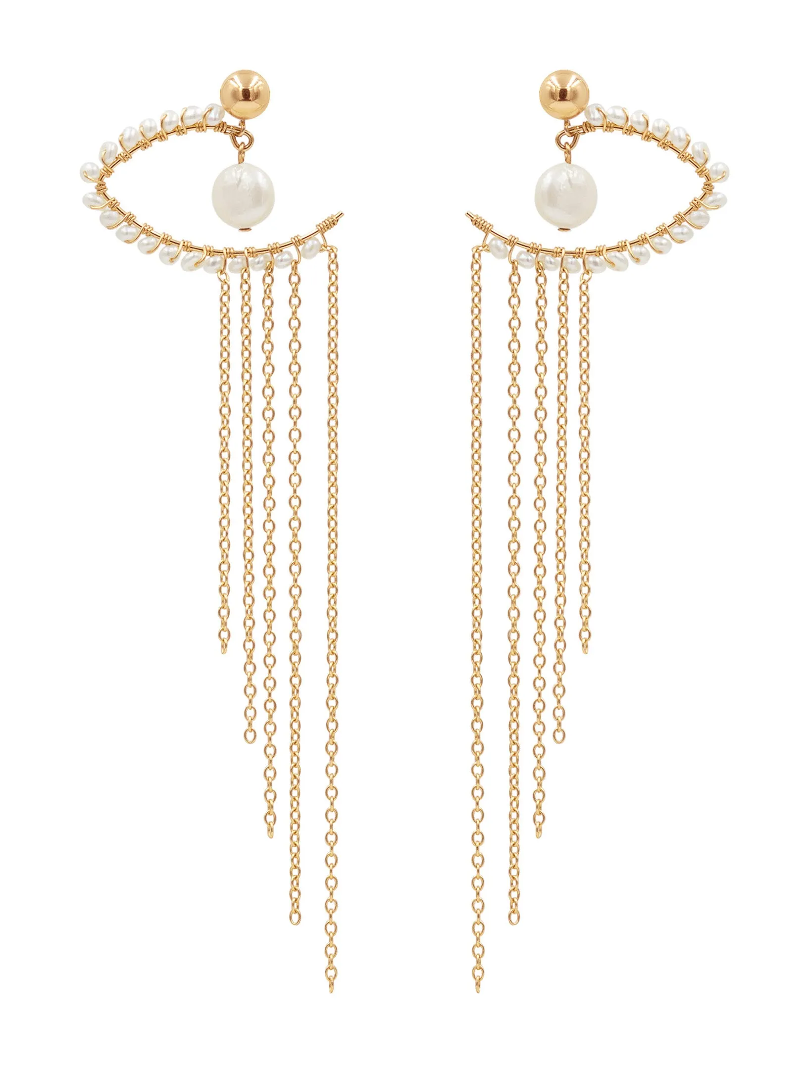 Eye of Ra / Horus Waterfall Earring