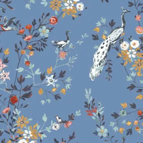 Fabric AFRESCHI UFFIZI CERULEO from FLORENCE Collection by Katarina Roccella for Art Gallery Fabrics FLR-43502