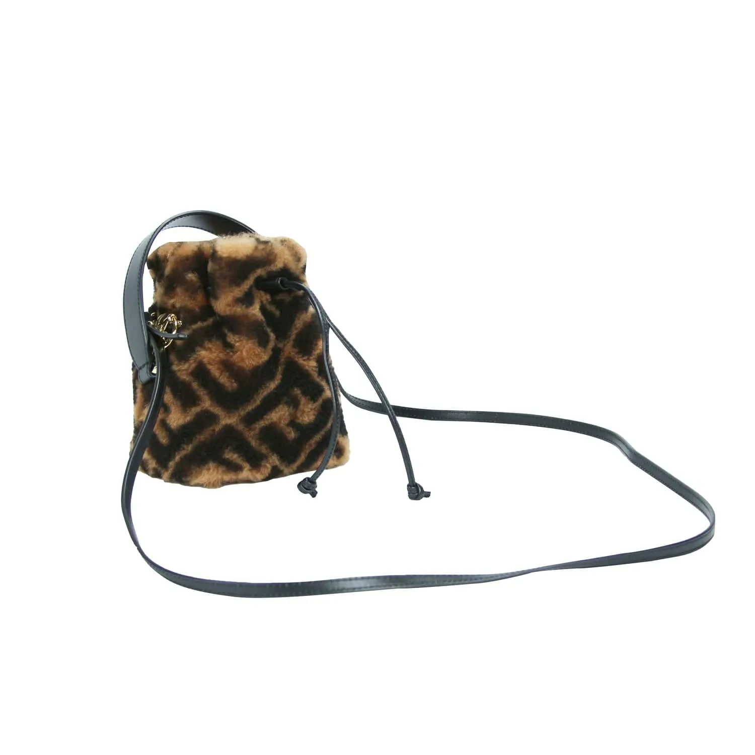 Fendi Mini Mon Trésor Sherling Bucket Bag