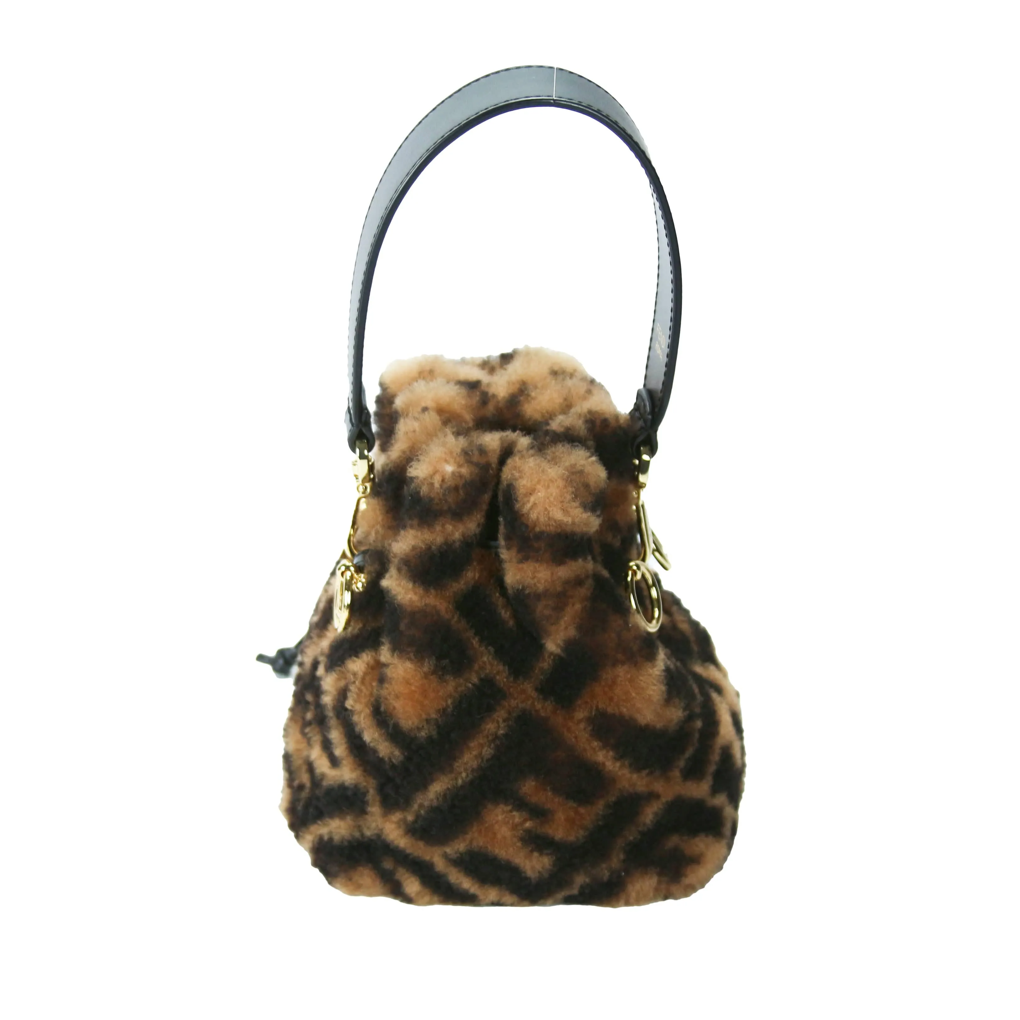 Fendi Mini Mon Trésor Sherling Bucket Bag