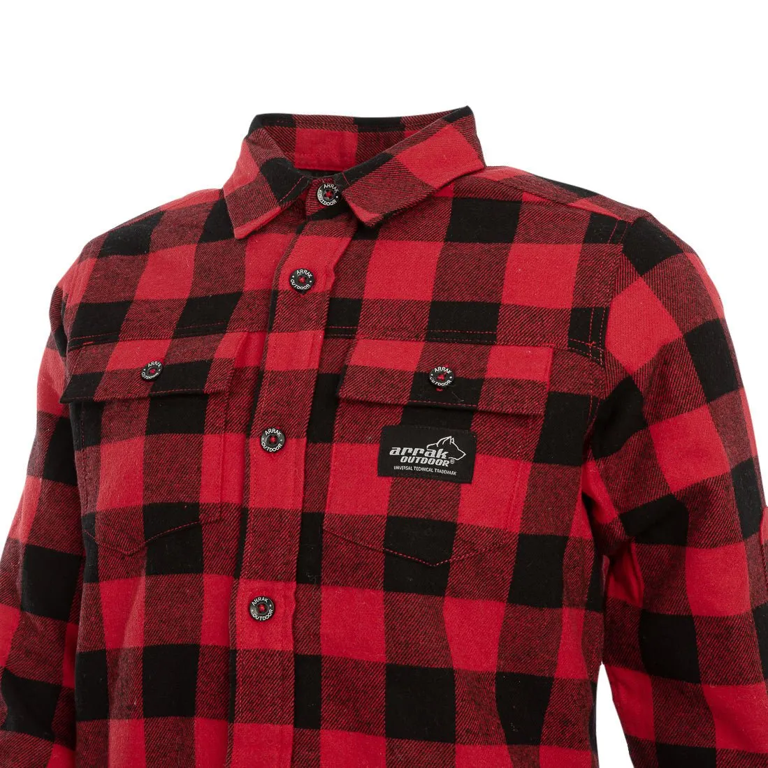 Flannel Insulated shirt Lady (Red)