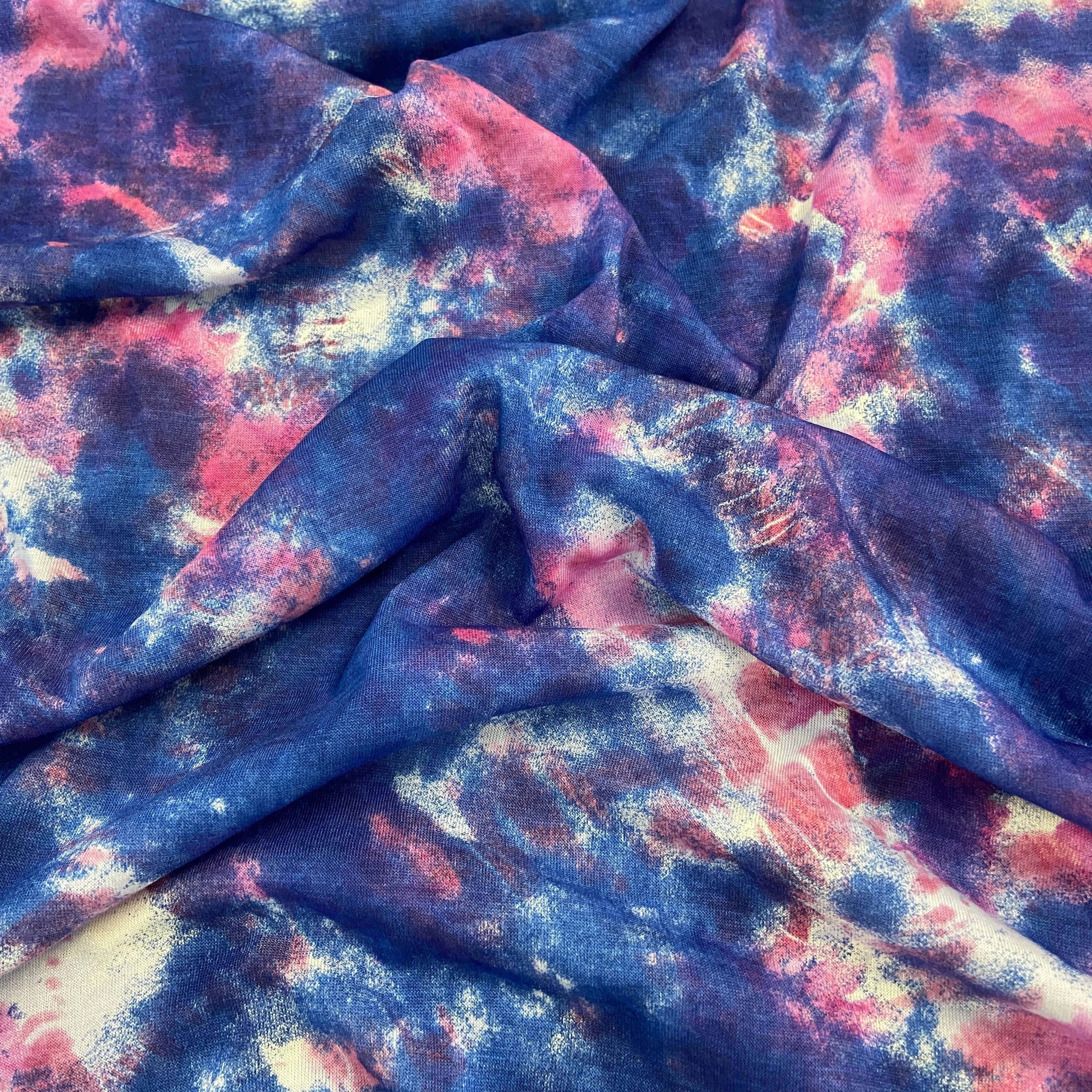 FS676 Blue Tie Dye