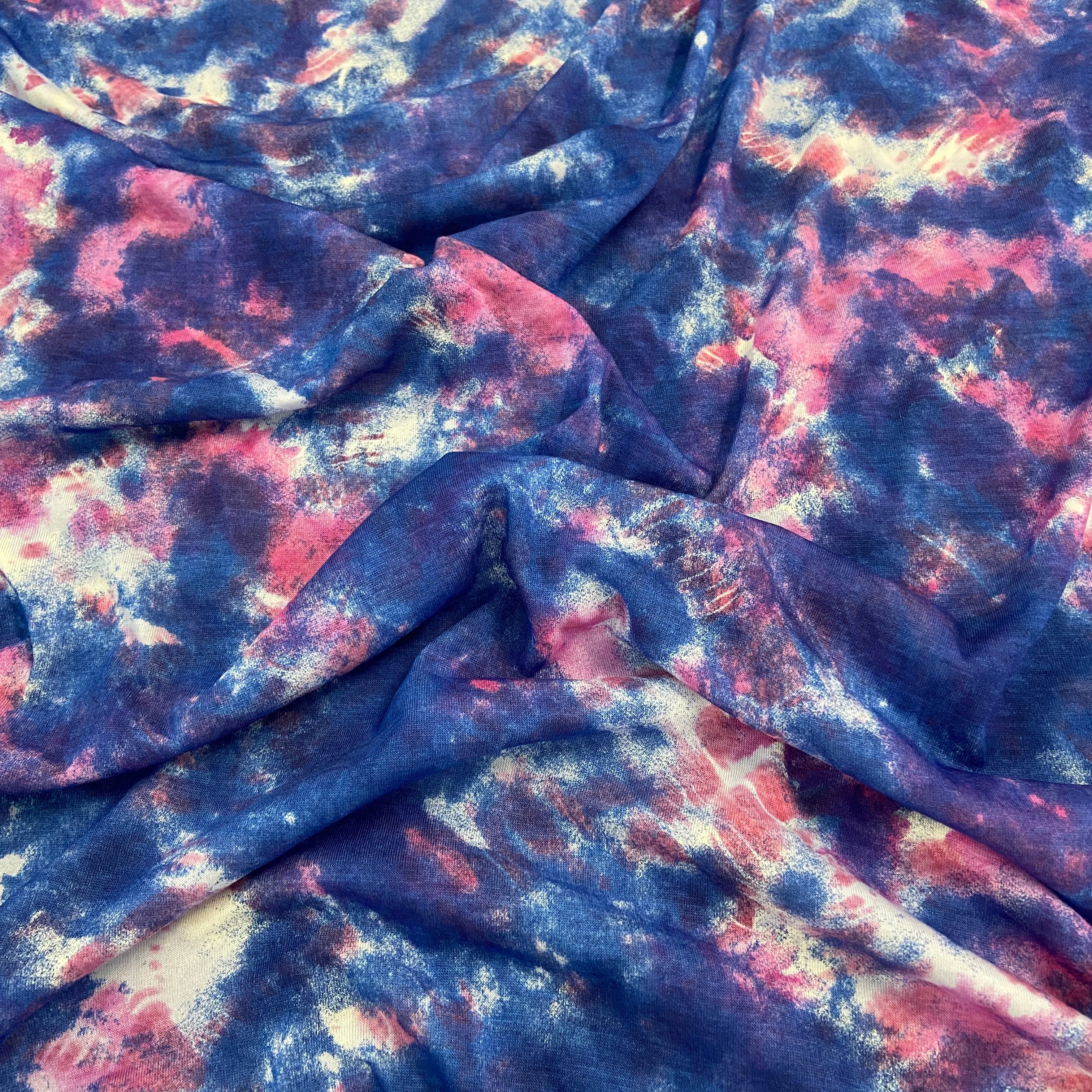 FS676 Blue Tie Dye