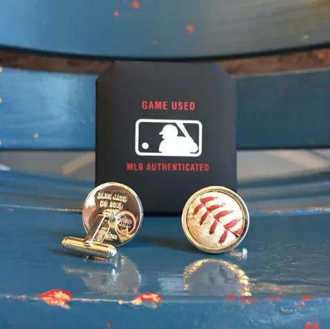 Game-Used Baseball Cuff Links