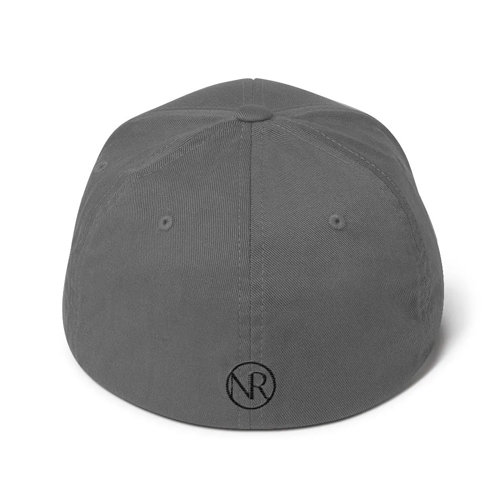 Georgia - Structured Twill Cap - Black Embroidery - GA - Many Hat Color Options Available