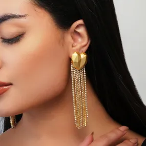 Glam in Hearts Statement Earrings