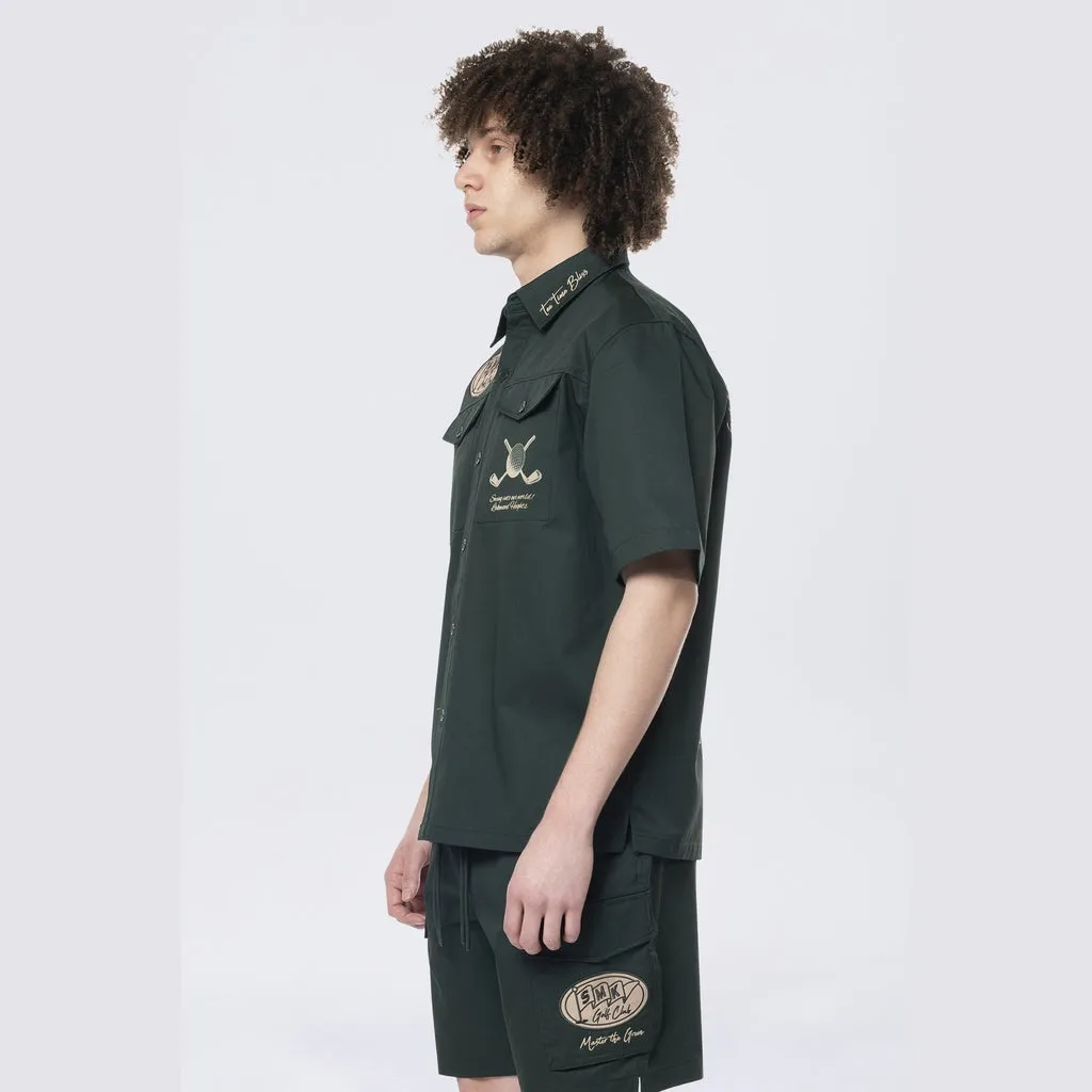 Golf Club S/S Buttondown Shirt - Scarab