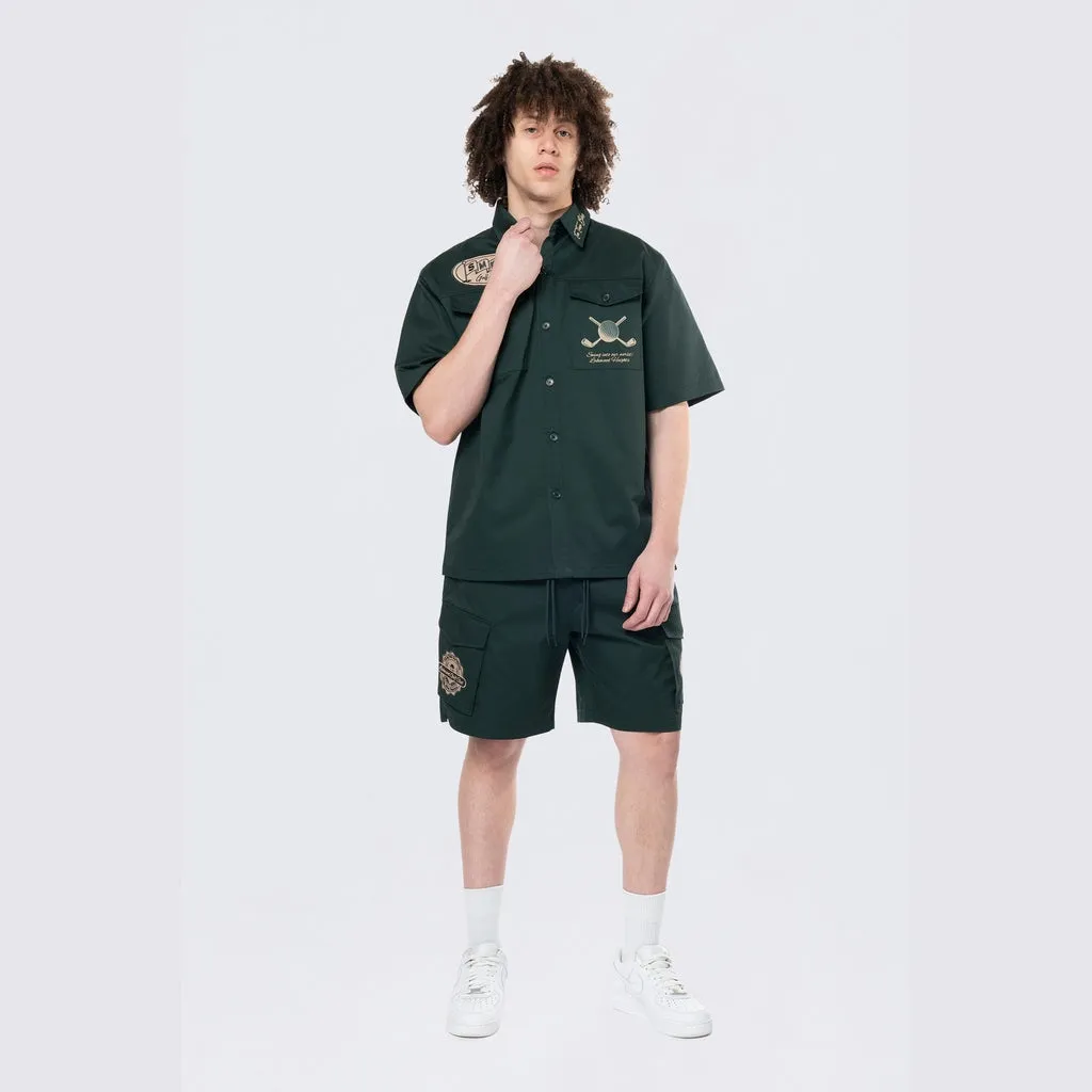 Golf Club S/S Buttondown Shirt - Scarab