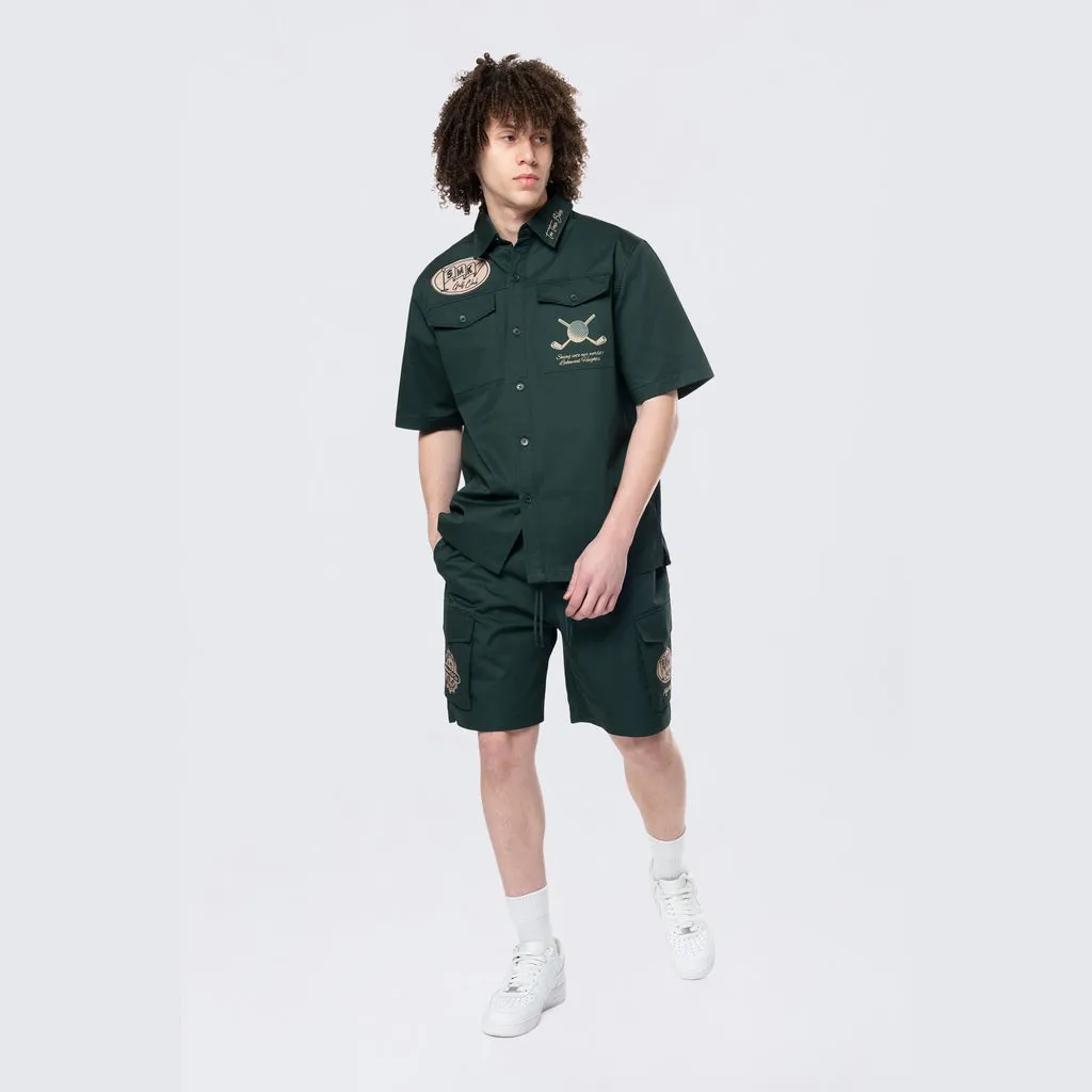 Golf Club S/S Buttondown Shirt - Scarab