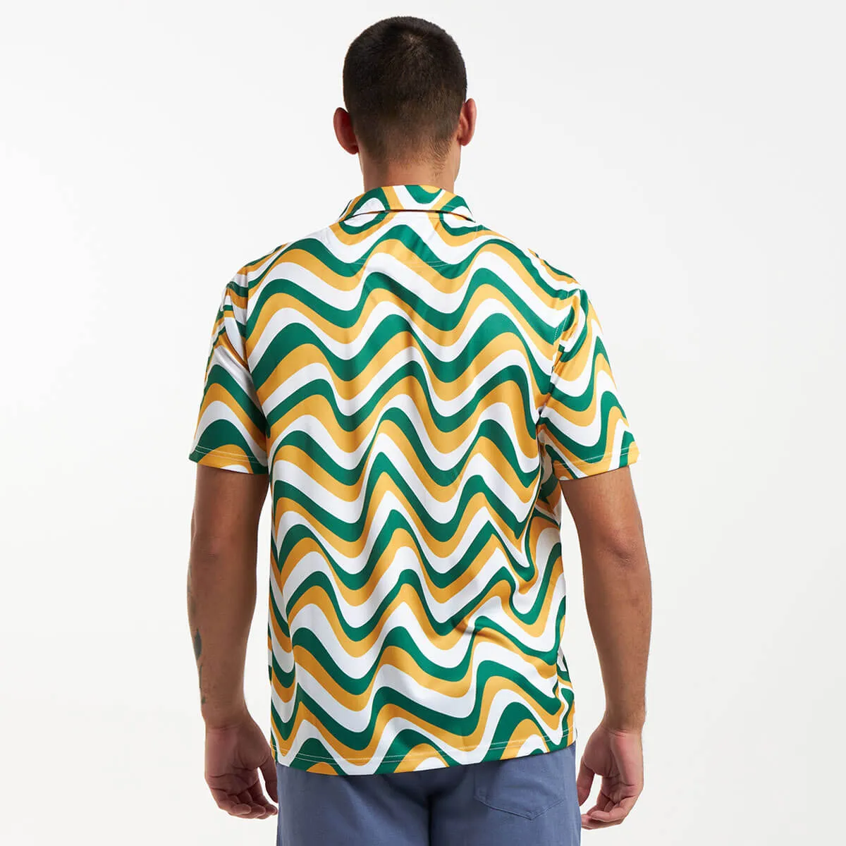 Golf Shirt - Retro Stripes | Bokke