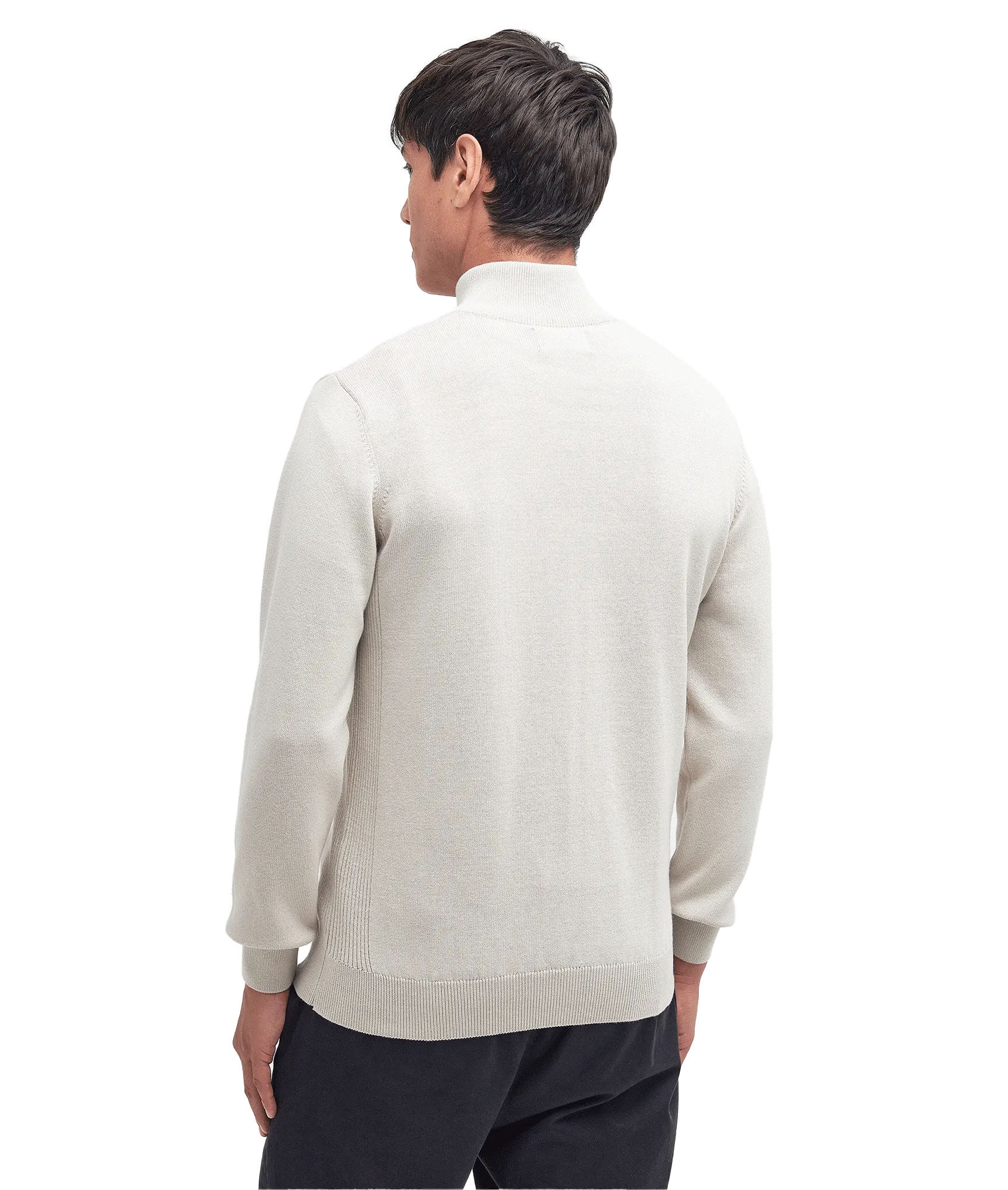 Half Zip Jumper - White