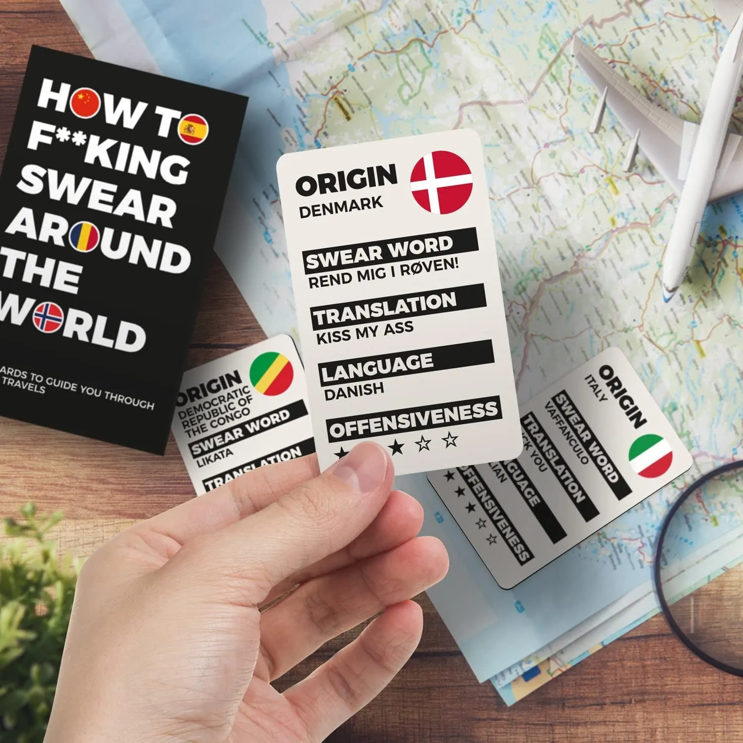 How to Swear Around The World Cards