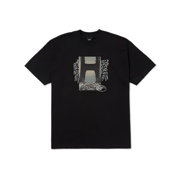 Huf Bridges S/S T-Shirt - Black