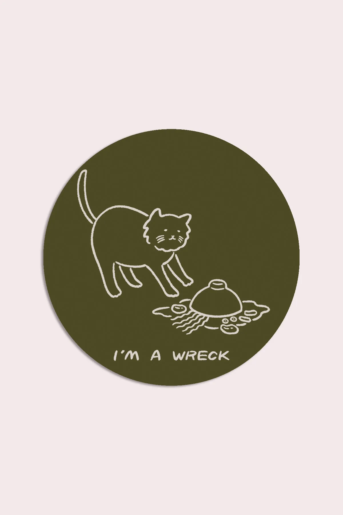 I'm A Wreck (Soup) Vinyl Sticker