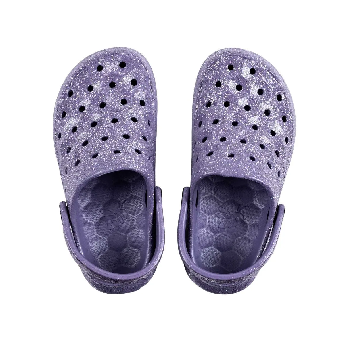 Joybees PS (Preschool) Varsity Clog Glitter Purple