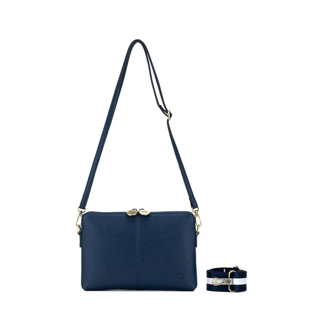 Kiara Navy Crossbody/Clutch