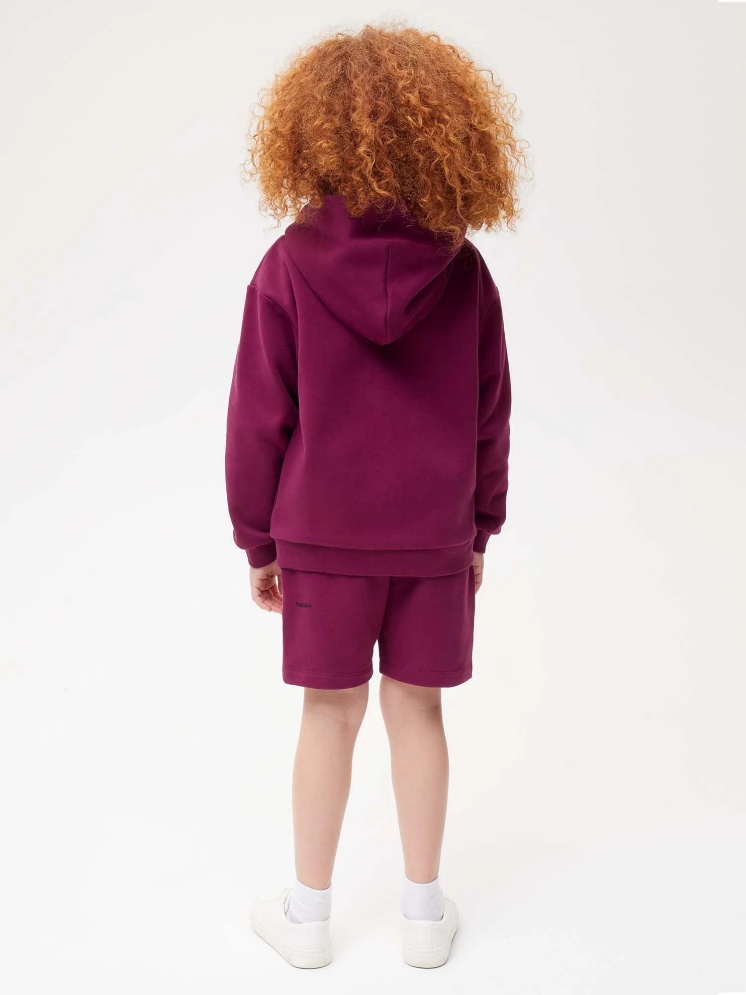 Kids' 365 Midweight Zipped Hoodie—plum purple