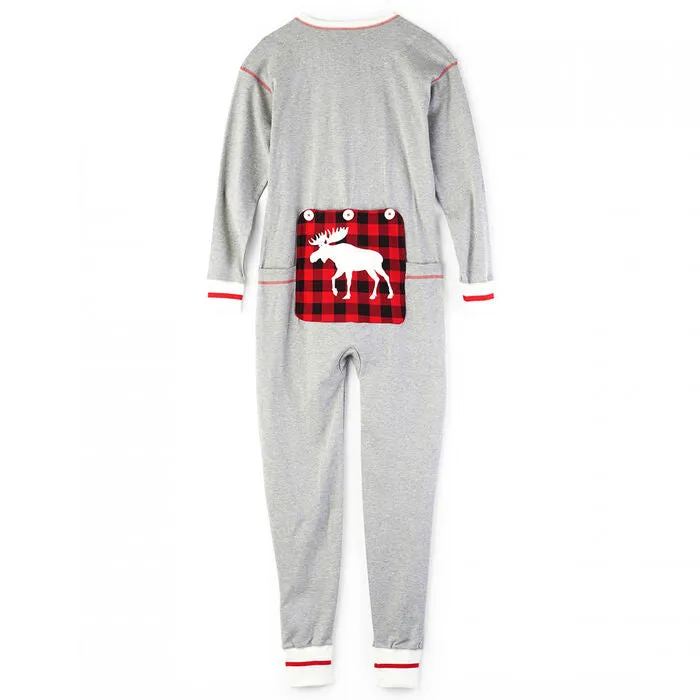 KIDS UNION SUIT CANADIAN MOOSE