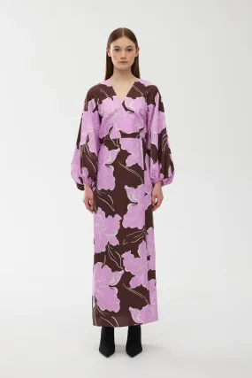 KINNEY Ines Wrap Dress MAGNOLIA BLOOM