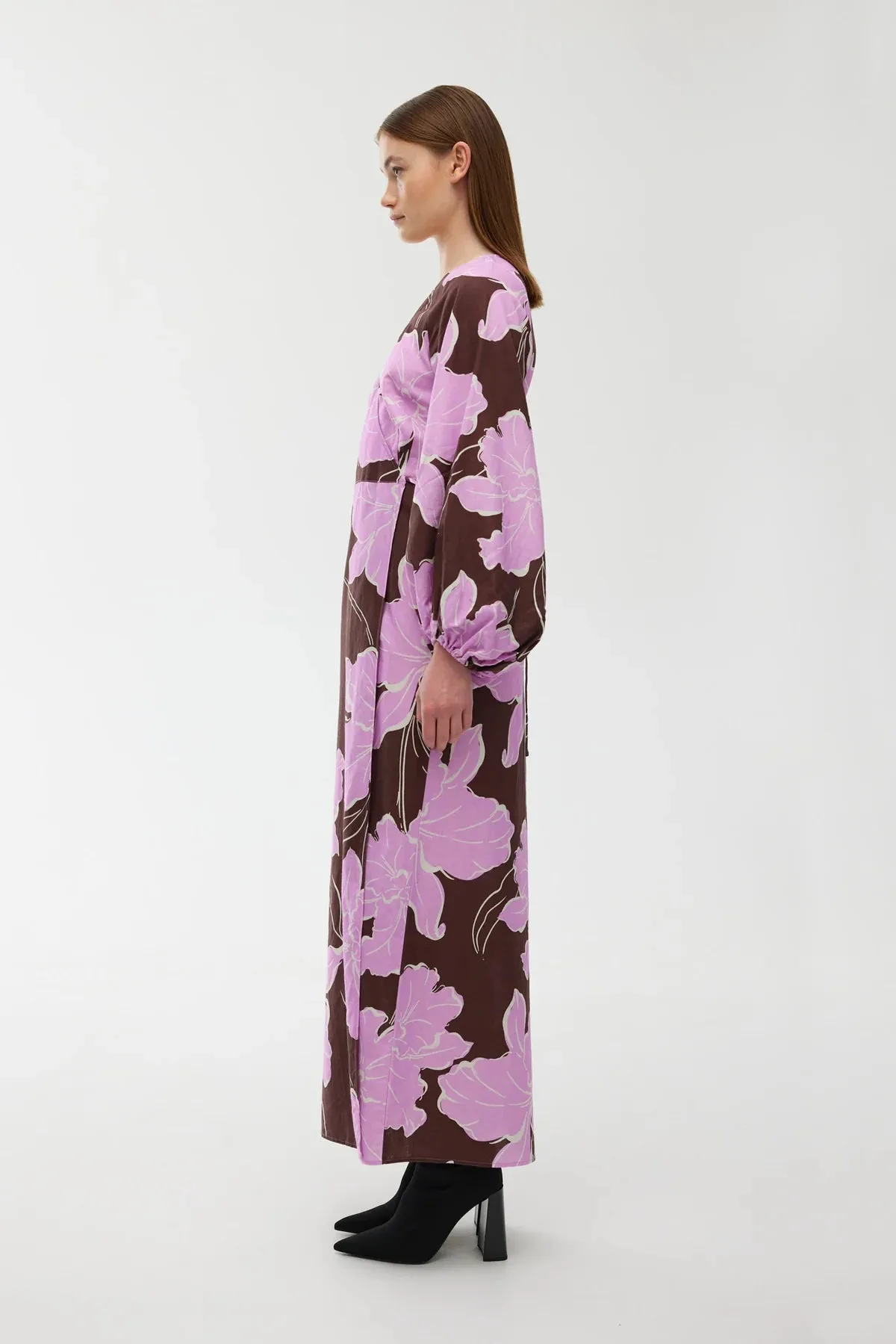 KINNEY Ines Wrap Dress MAGNOLIA BLOOM