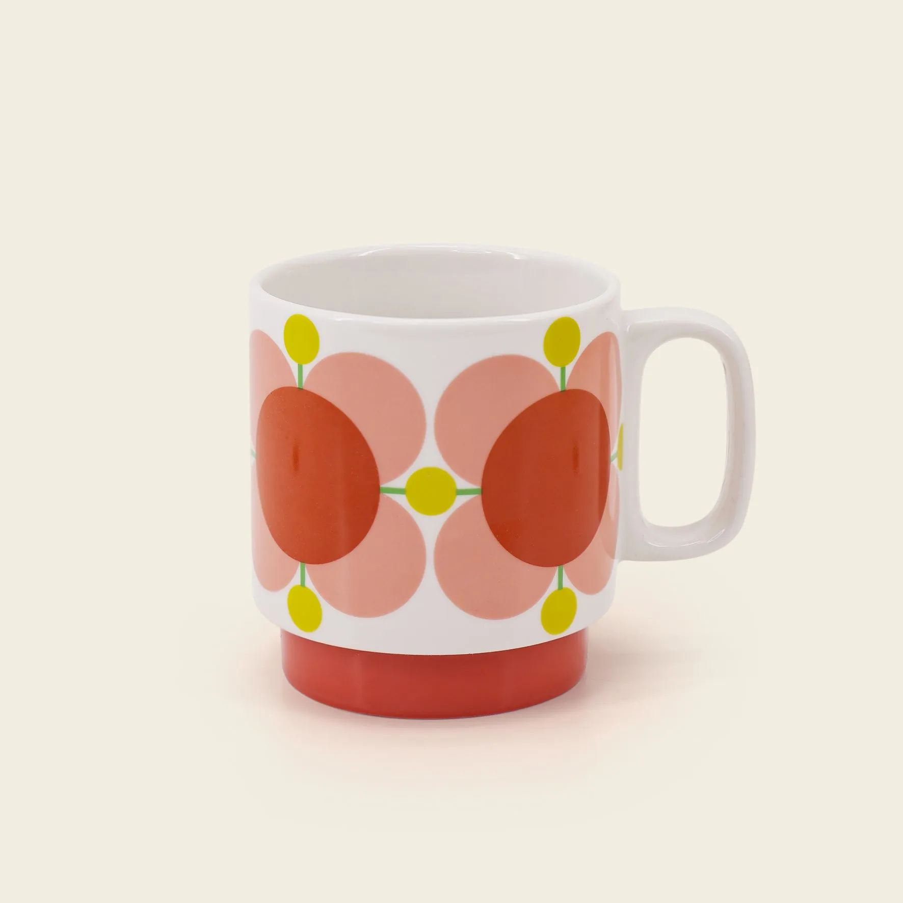 Large Mug Set of 2 - Atomic Flower Bubblegum/Basil