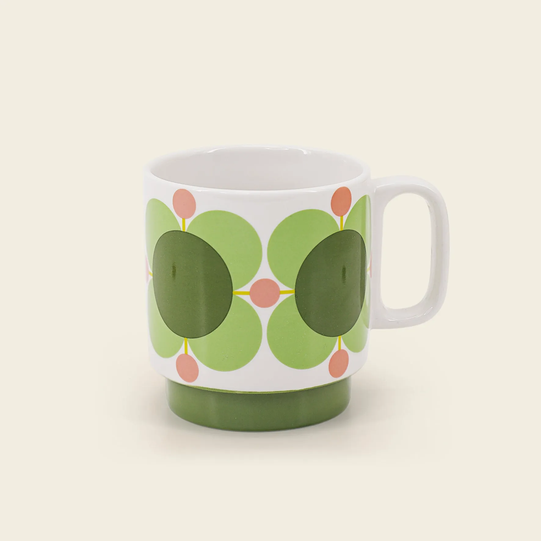 Large Mug Set of 2 - Atomic Flower Bubblegum/Basil