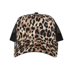 Leopard Print Trucker Hats: Bold & Trendy Fashion Accessory