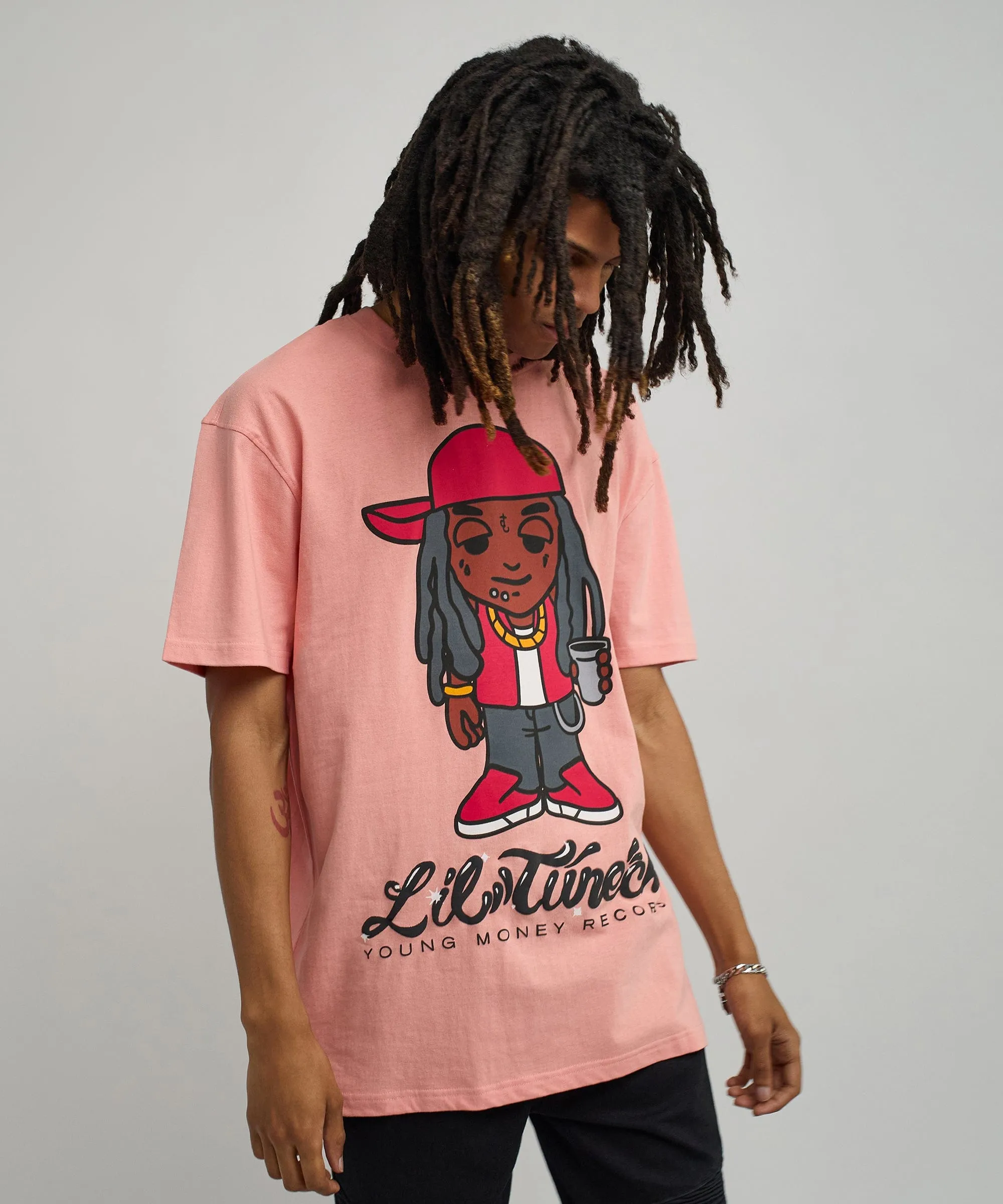 Lil Wayne Tunechi Short Sleeve Tee - Pink