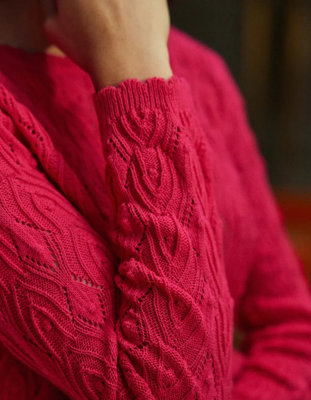 LPE Radia Sweater Fuschia