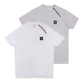 Lyle and Scott Ragian zip T-shirt