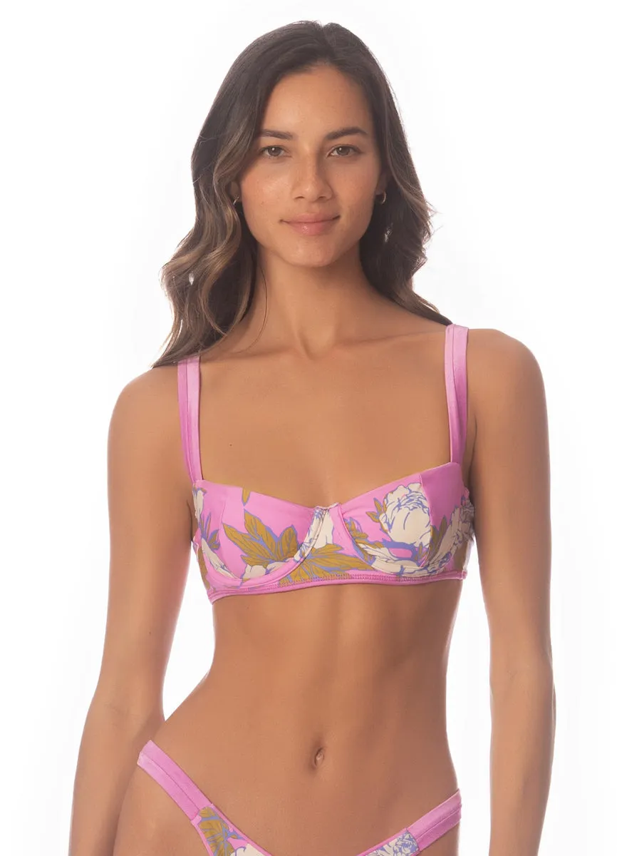 Maaji Fondant Pink Serendipity Unmolded Underwire Bikini Top