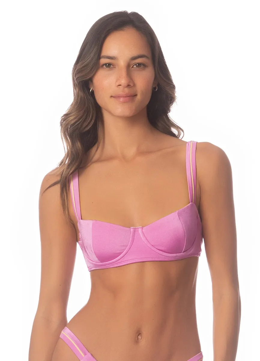 Maaji Fondant Pink Serendipity Unmolded Underwire Bikini Top