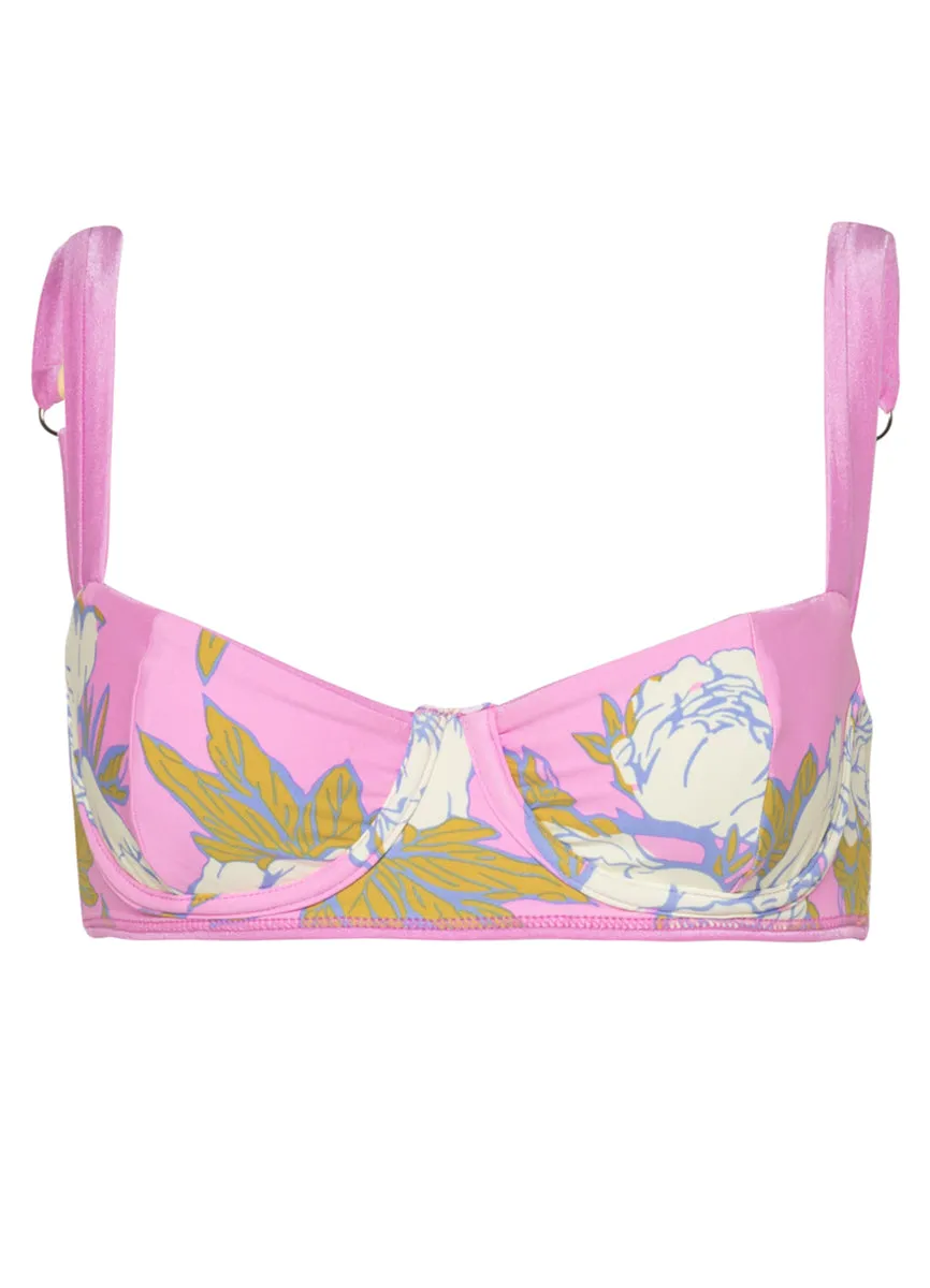 Maaji Fondant Pink Serendipity Unmolded Underwire Bikini Top