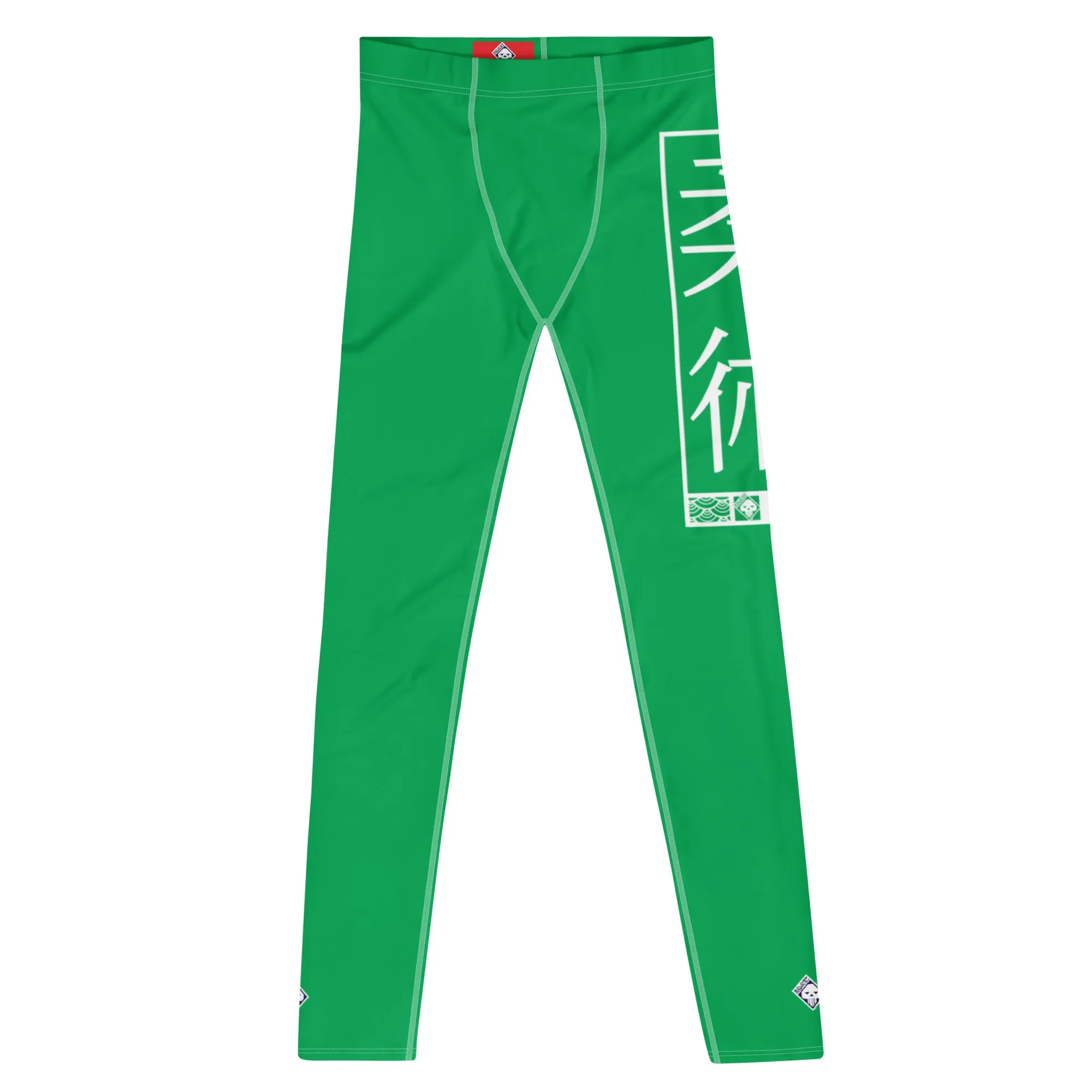 Men's Athletic Workout Leggings For Jiu Jitsu 009 - Jade