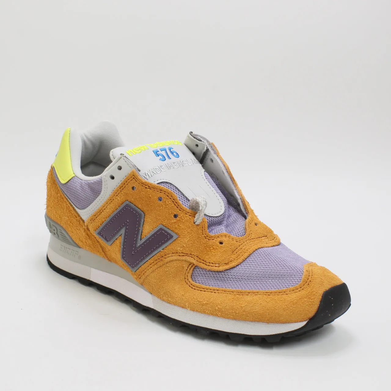 Mens New Balance 576 Orange Purple Trainers