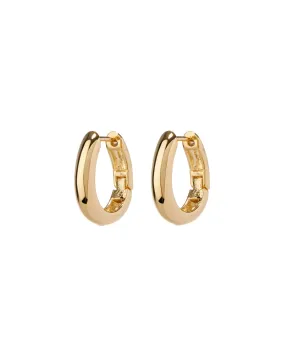 Mini Carmella Huggies (15mm)- Gold