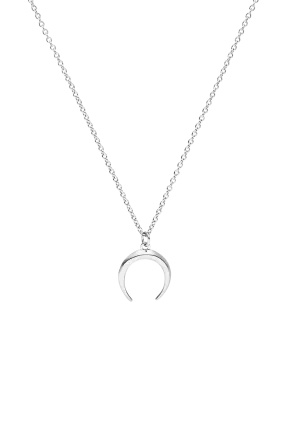 Moon Necklace Silver