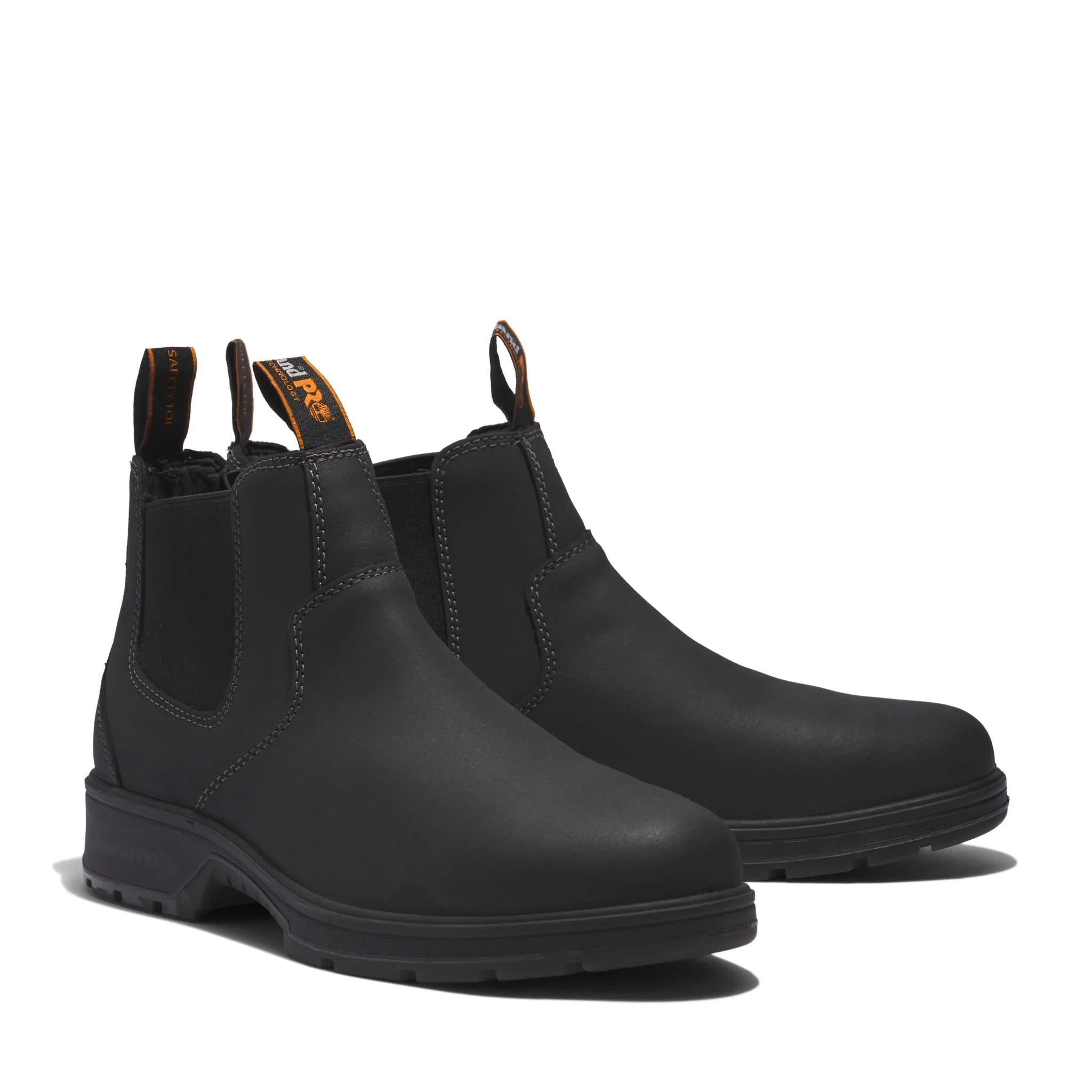 Nashoba Composite-Toe Chelsea Work Boot Black