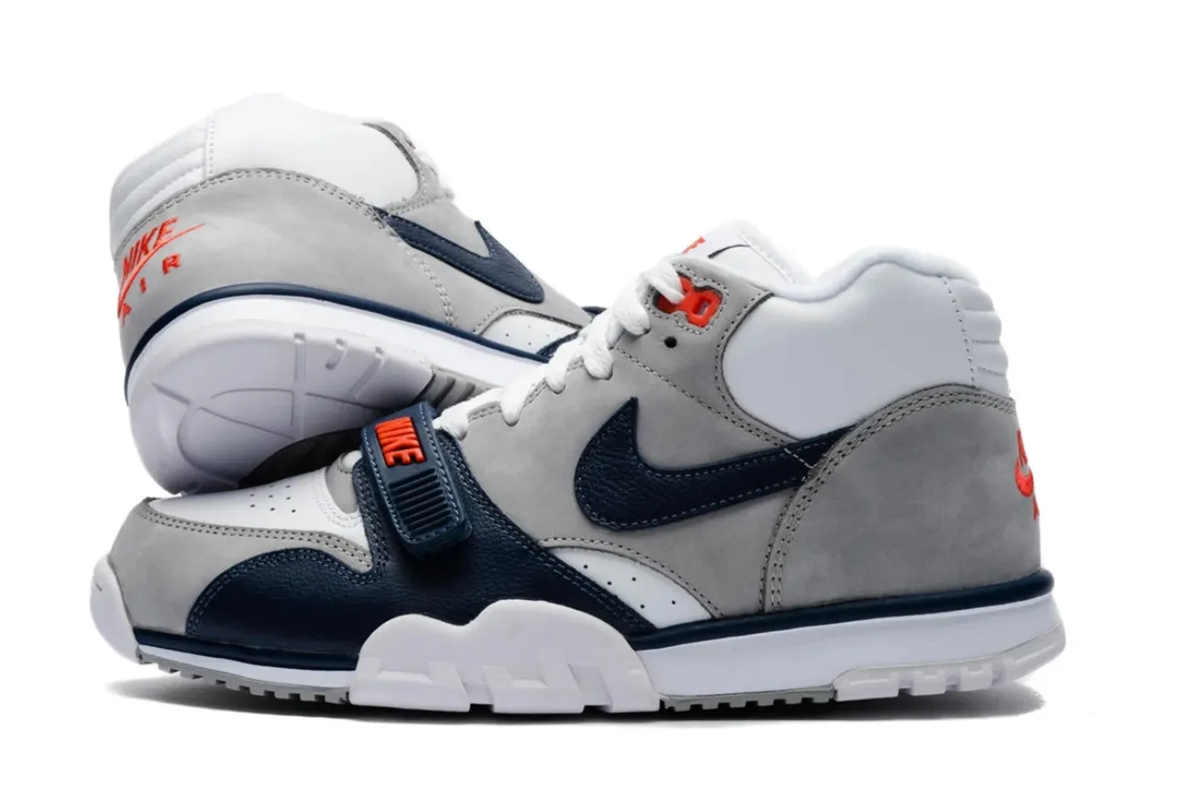 Nike Air Trainer 1 White Midnight Navy Medium Grey