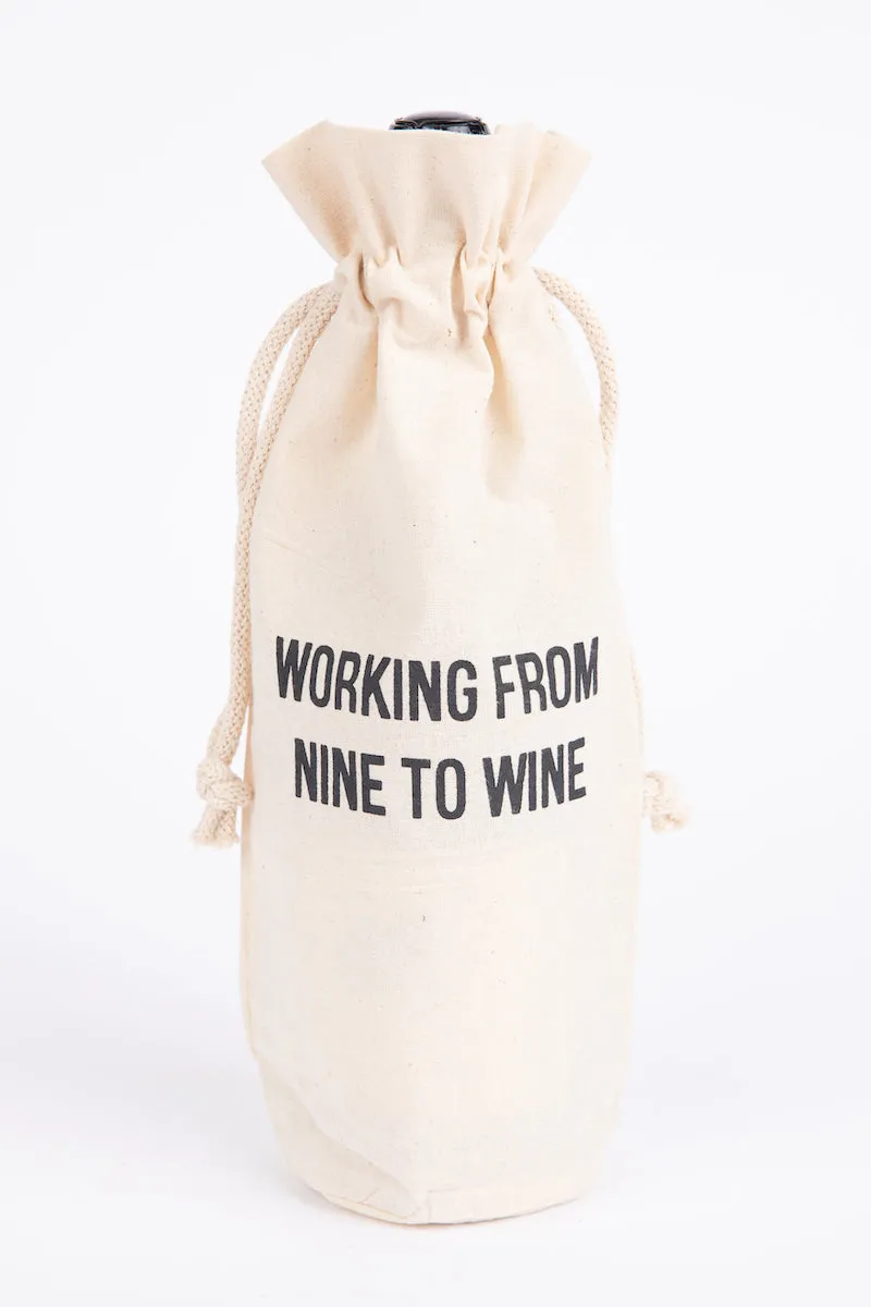 Nine to Wine Bottle Bag