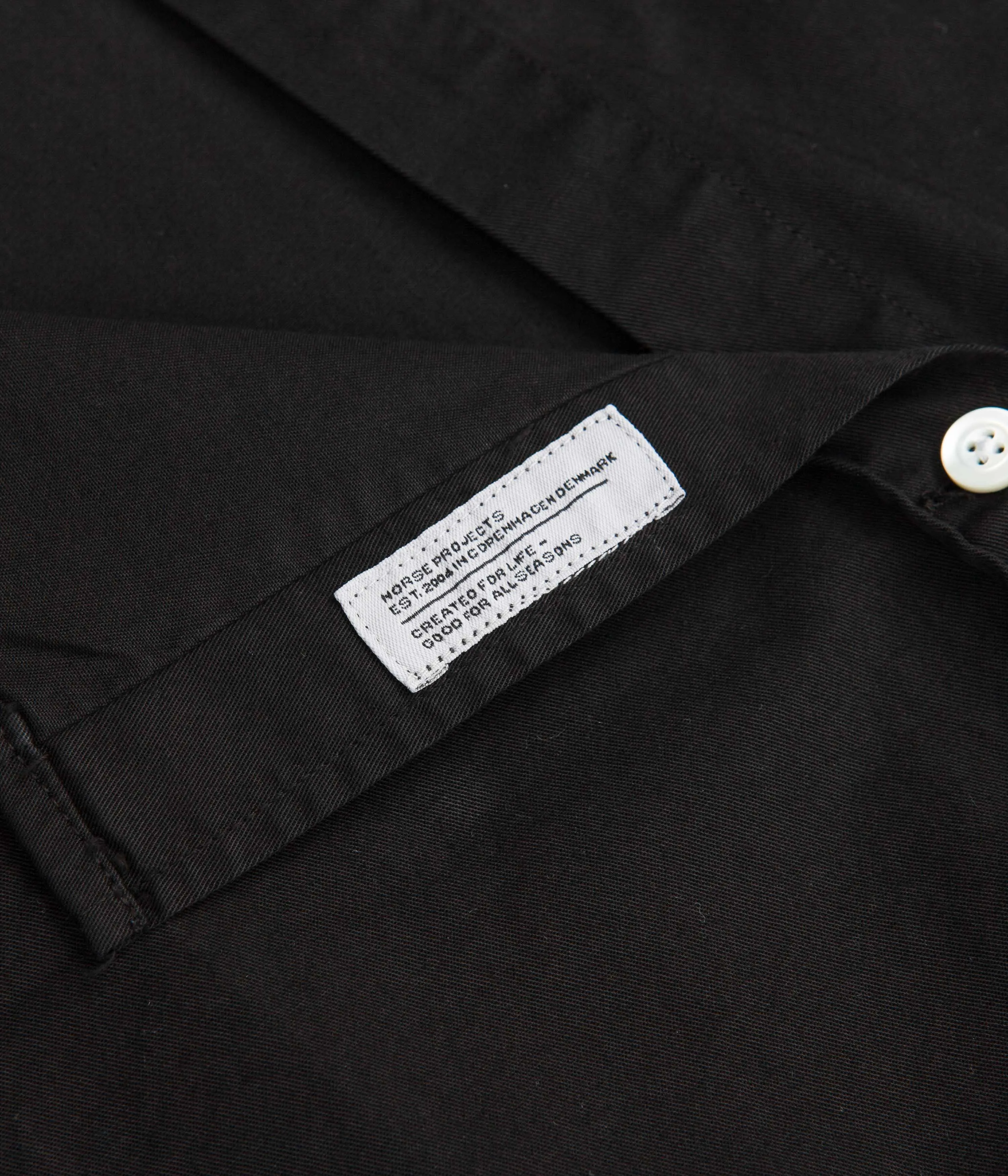 Norse Projects Anton Light Twill Shirt - Black