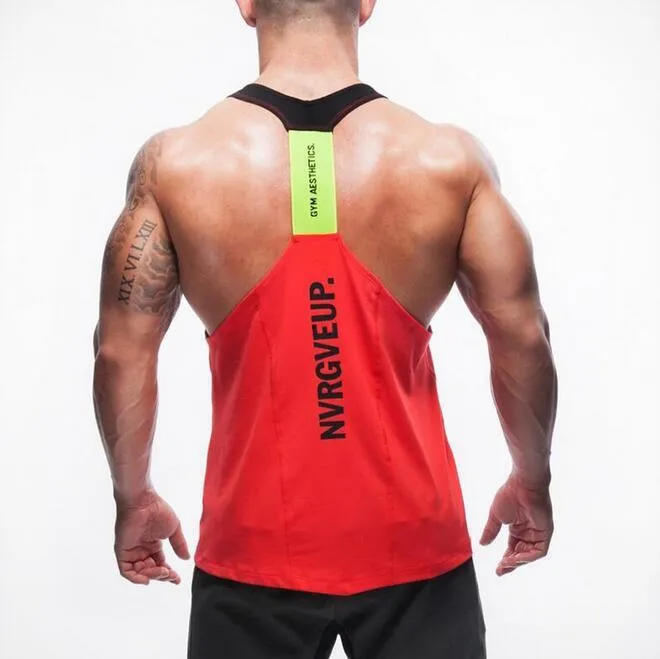 NVRGVEUP Running Workout Irish Sleeveless Fitness Tank Top for Men