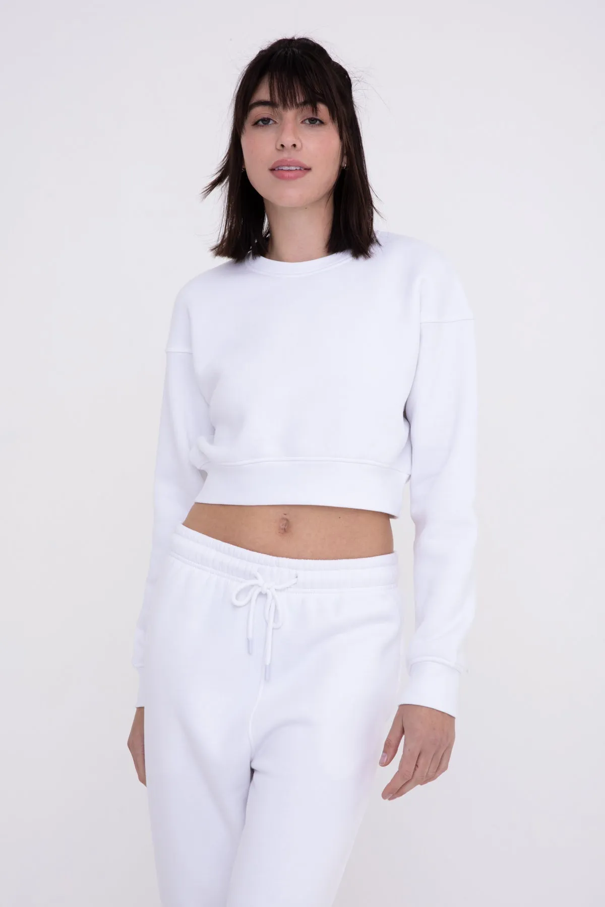 Off-Duty Cropped Sweatshirt