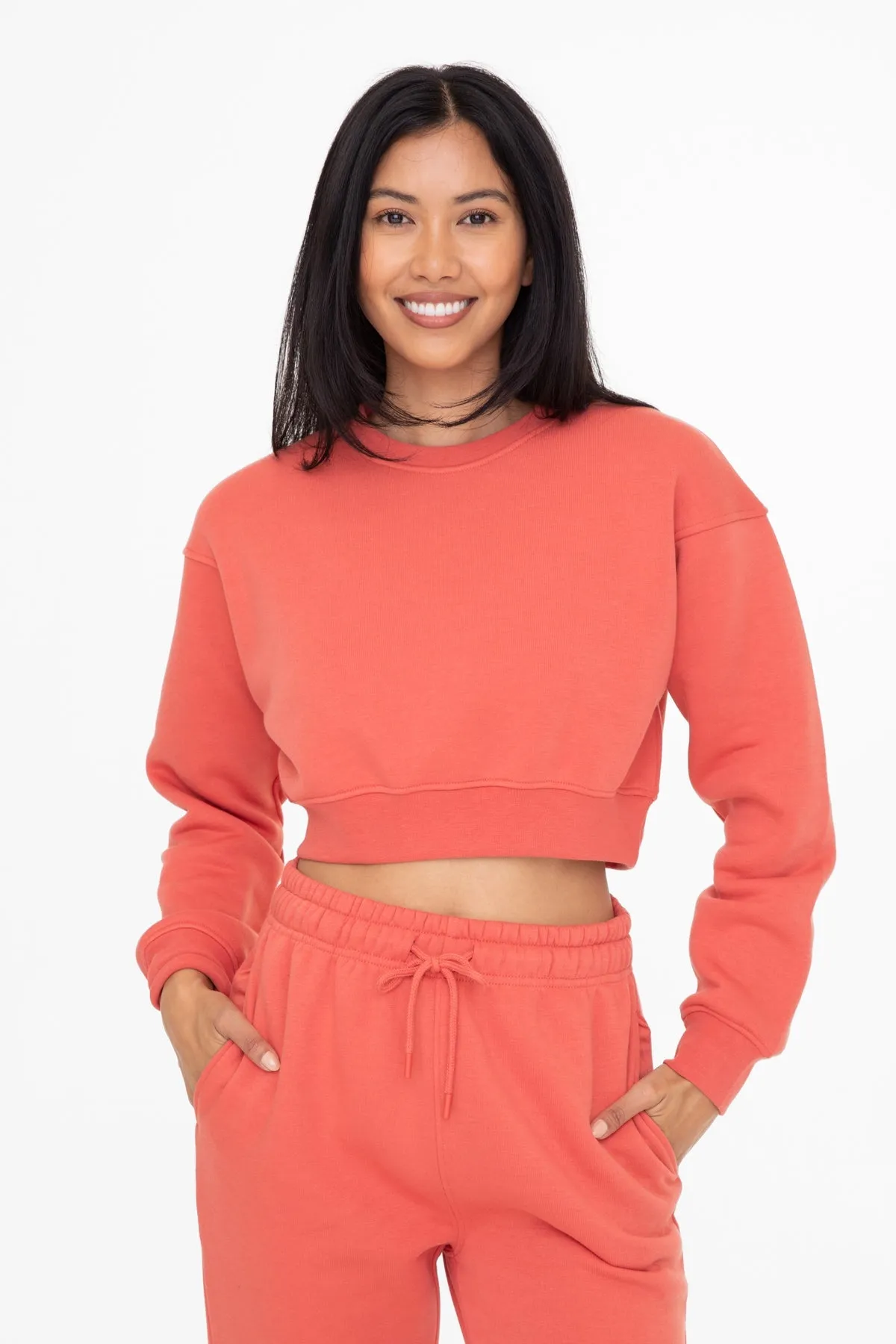 Off-Duty Cropped Sweatshirt