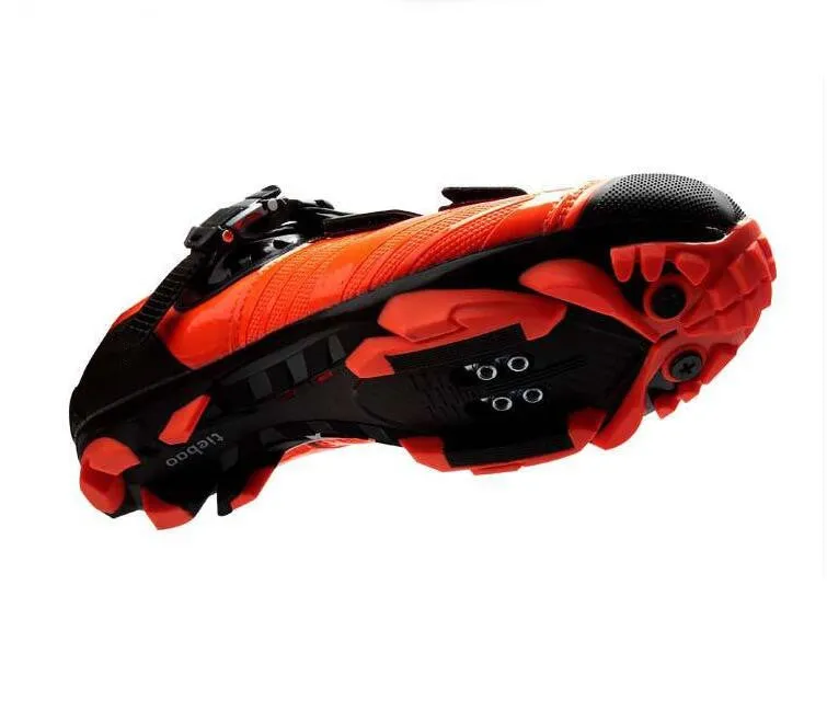 Orange Pro Mountain Cycling Shoes